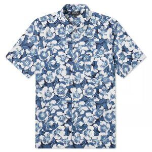 A.P.C. Men's Short Sleeve Joseph Hibiscus Shirt New M $210